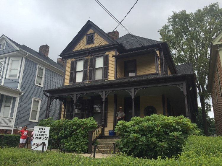 Photo is of MLK's birthplace.